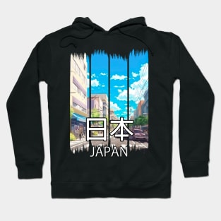 Tokyo Street Sunny Day Cityscape – Anime Shirt Hoodie